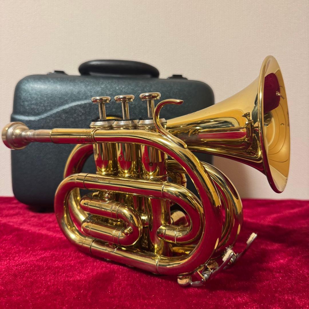 J.Michael ジェーマイケル ポケットトランペット 金管楽器 音出し確認済