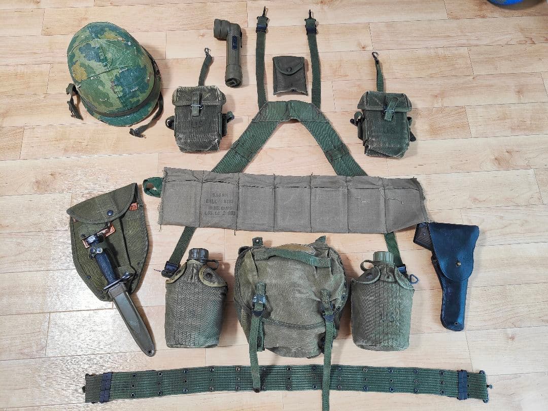 12/16まで値引きします　ベトナム戦争　M1956 装備まとめて コットン装備