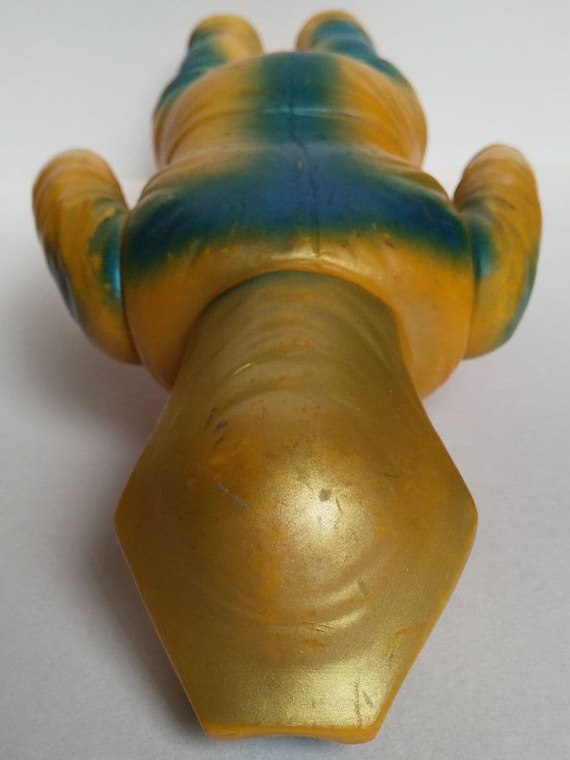 ブルマァク ゴールドサターン ソフビ 当時物 ミラーマン 怪獣 ゴールド