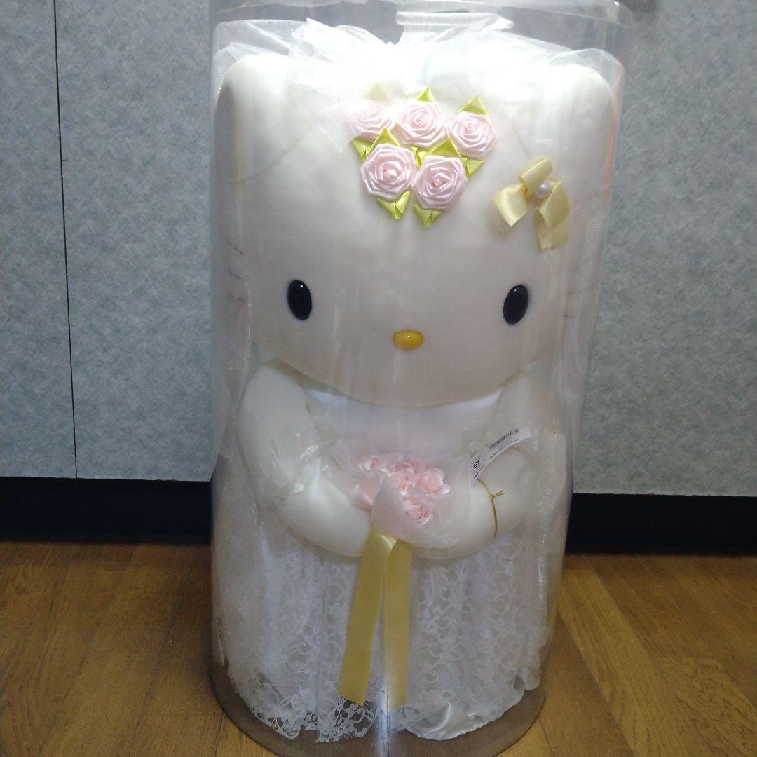 数量限定品ハローキティ ウエディングドレス ぬいぐるみ 新品未使用・ハローキティ[ウエディングドレス・キティぬいぐるみ