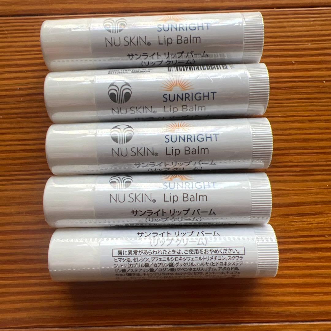 ⭐︎新品未使用⭐︎ニュースキンサンライトリップバーム5本セット サンライトリップバーム5本セット新品未使用 ニュースキン - メルカリ