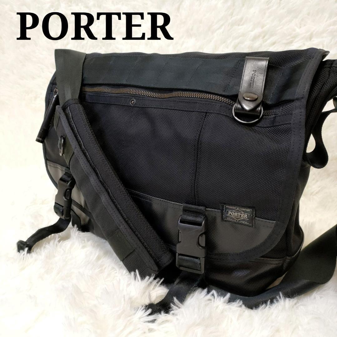 PORTER HEAT ショルダーバッグ マグライト点灯 メッセンジャーバッグ