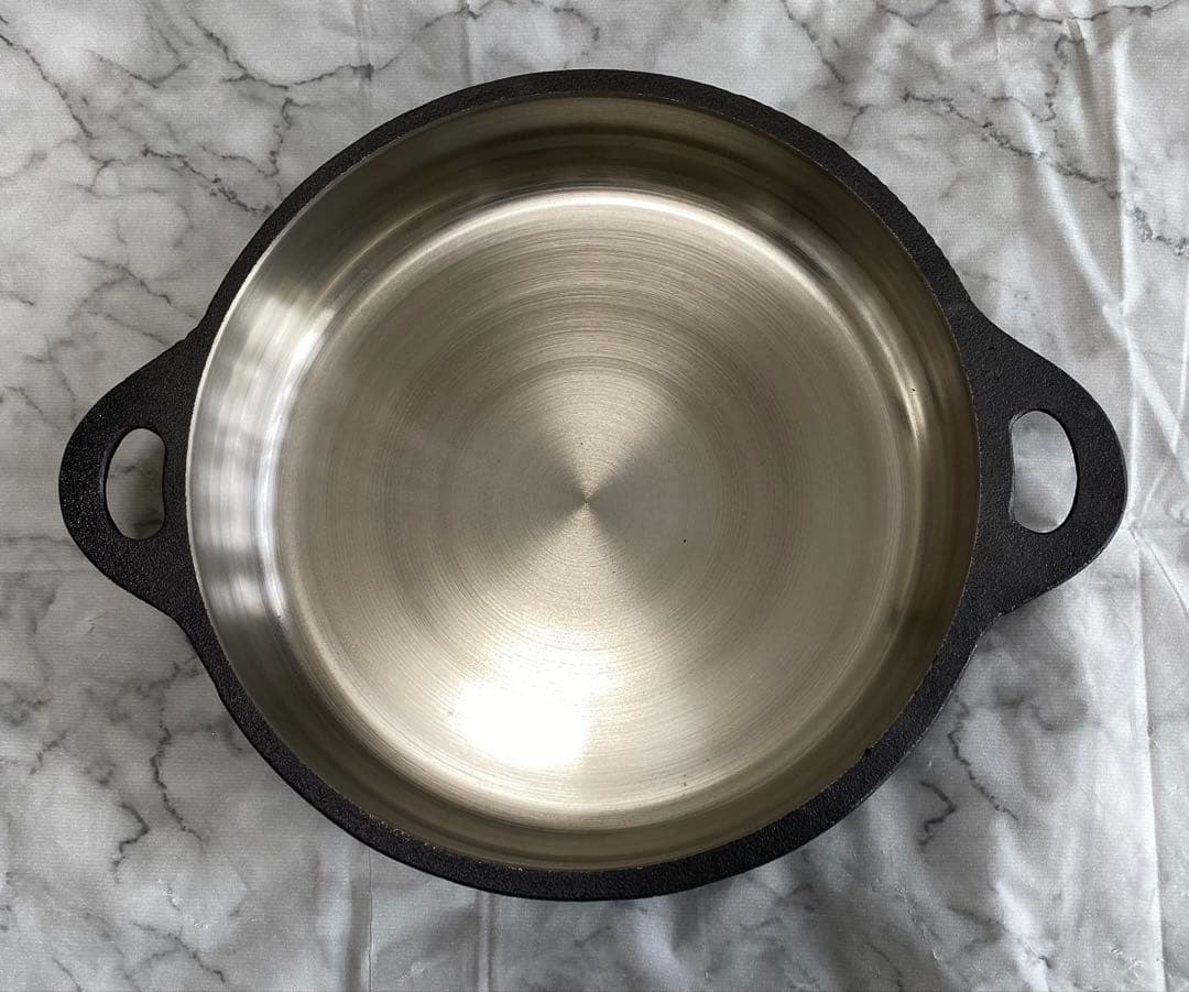 久慈砂鉄　山王堂　すき焼き　鍋 山王堂 (サンノウドウ) すき焼き鍋 ブラック 久慈砂鉄｜トレファクONLINE