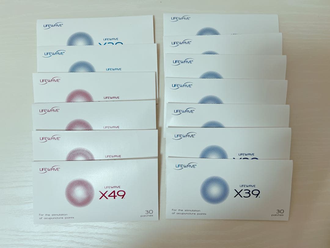 【期限切れ】新品 ライフウェーブX39・X49パッチ 各30枚入り13個セット