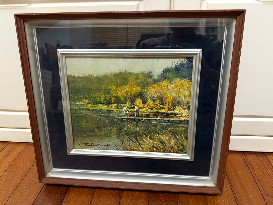 30.「女神？秋色」髙橋一善 油絵