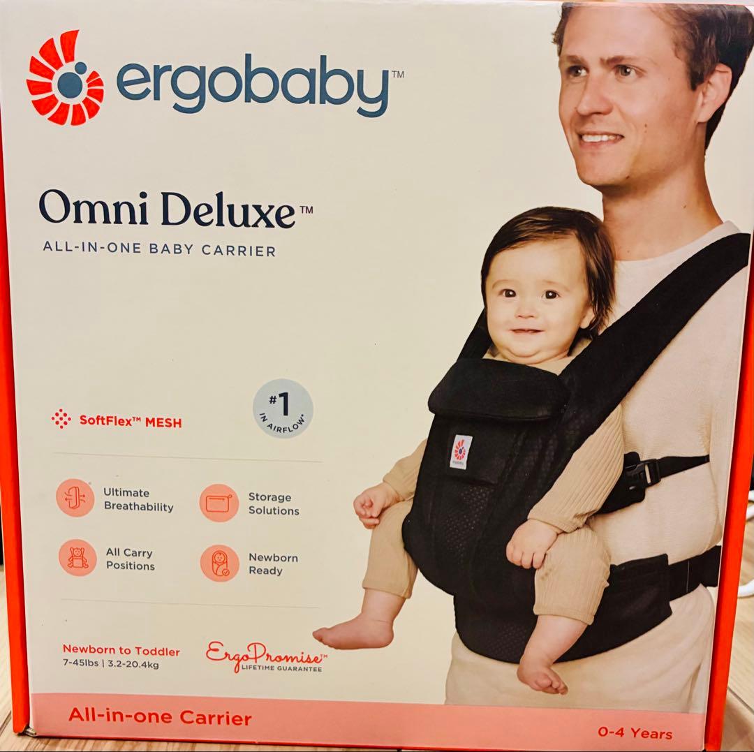 （MINA）Ergobaby Omni Deluxe Black 楽天市場】【公式】 エルゴベビー オムニ デラックス 抱っこ紐 新生児