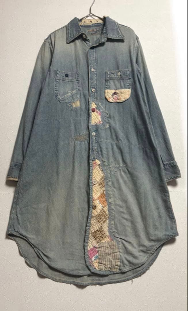 kapital kountry パッチワーク デニム ワンピース 刺子 日本製