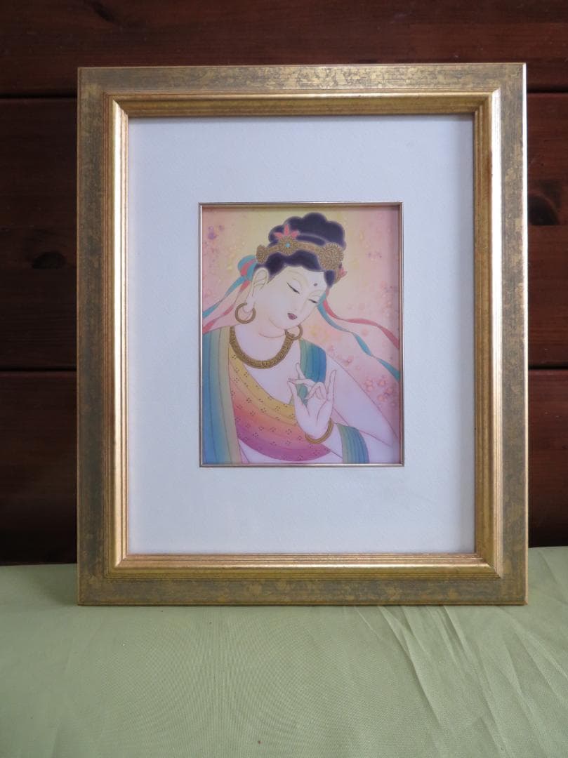 草場一壽　「　観世音菩薩　」　陶彩画 陶彩画 「観世音菩薩」 – 草場一壽工房 Museum Shop