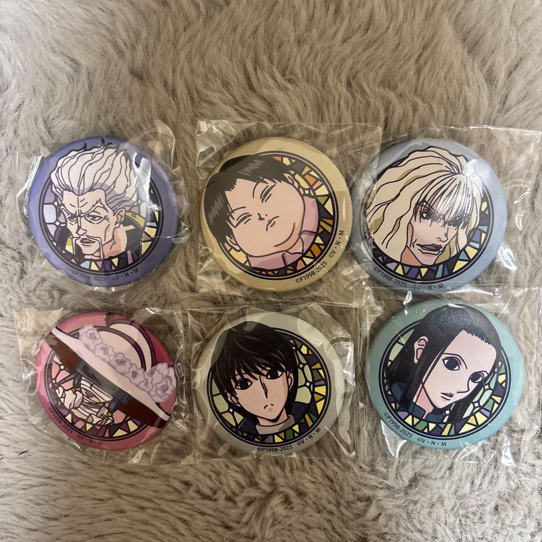 ハンターハンター ゾルディック家缶バッジ ゼノ ミルキ シルバ