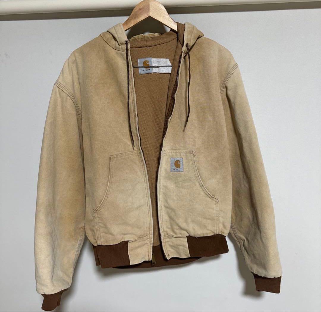 n*y様 80s 星タグCarhartt アクティブジャケット size L カーハート carhartt 80s~ 星タグ USA製 アクティブジャケット ダック