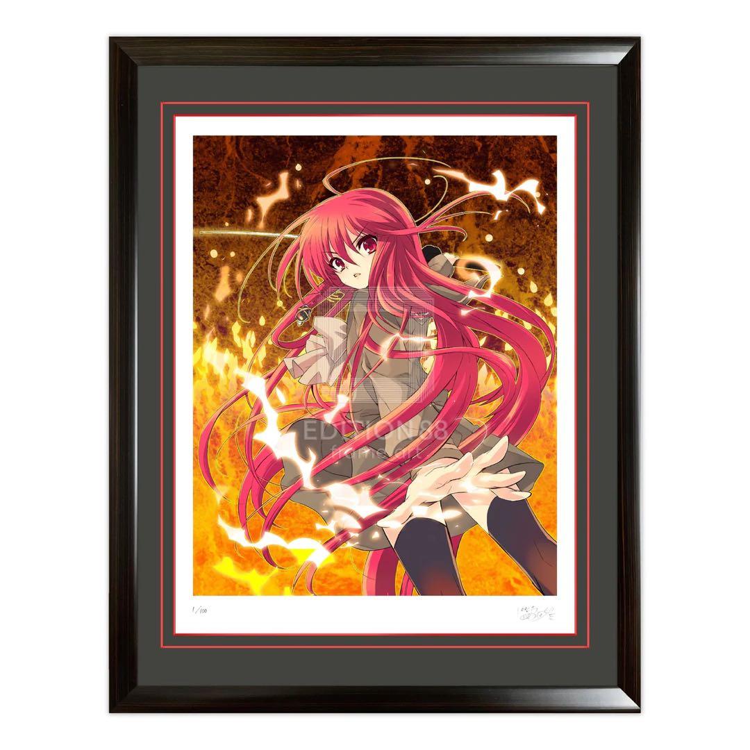 灼眼のシャナ 版画 いとうのいぢ 直筆サイン入り 国内版限定100枚