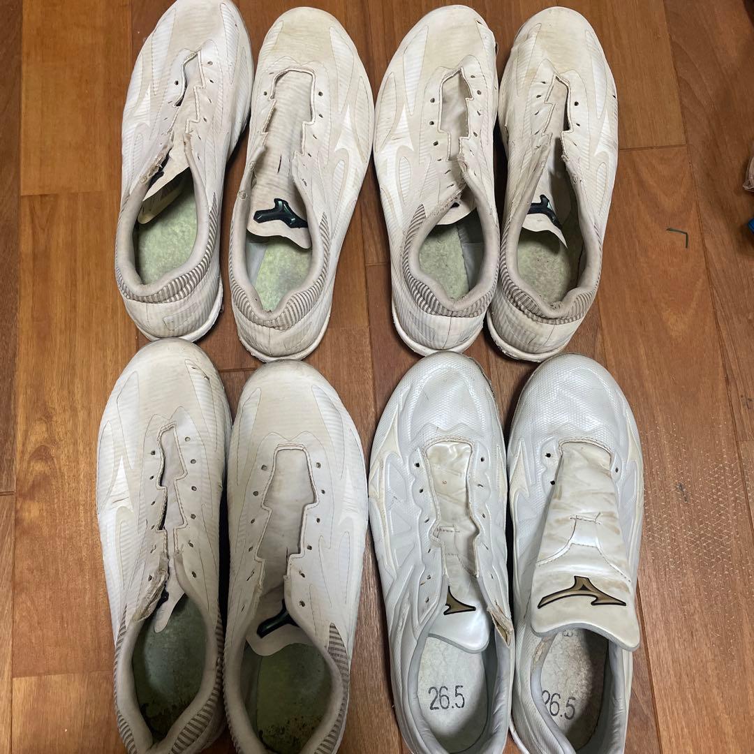 ホワイト スパイクシューズ 26.5cm