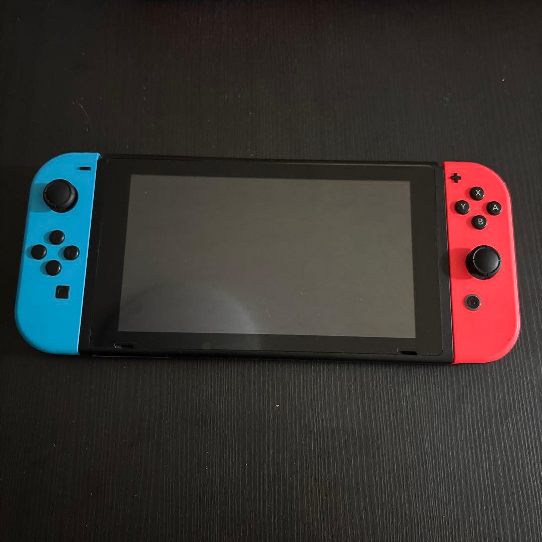 Nintendo Switch 本体 青/赤 外箱・付属品完備