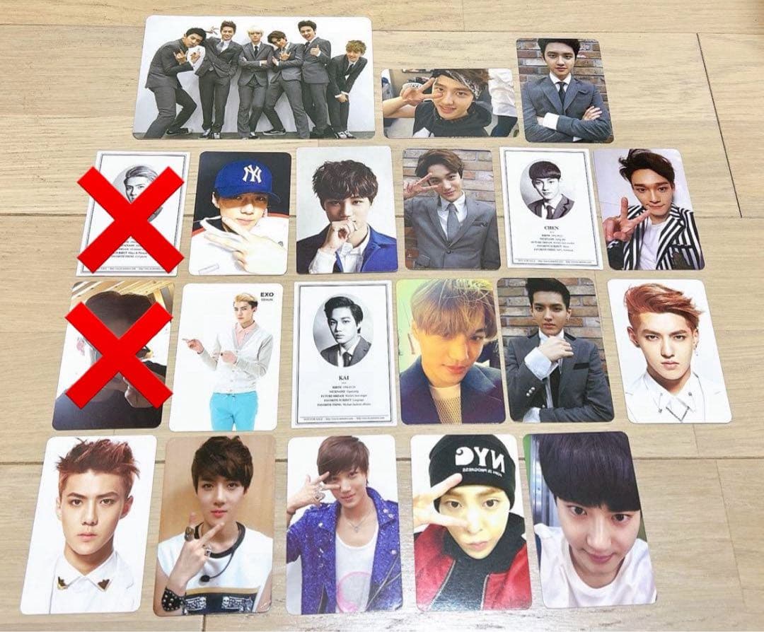 EXO トレカ 18点 スノードーム2点 おまとめ売り20点