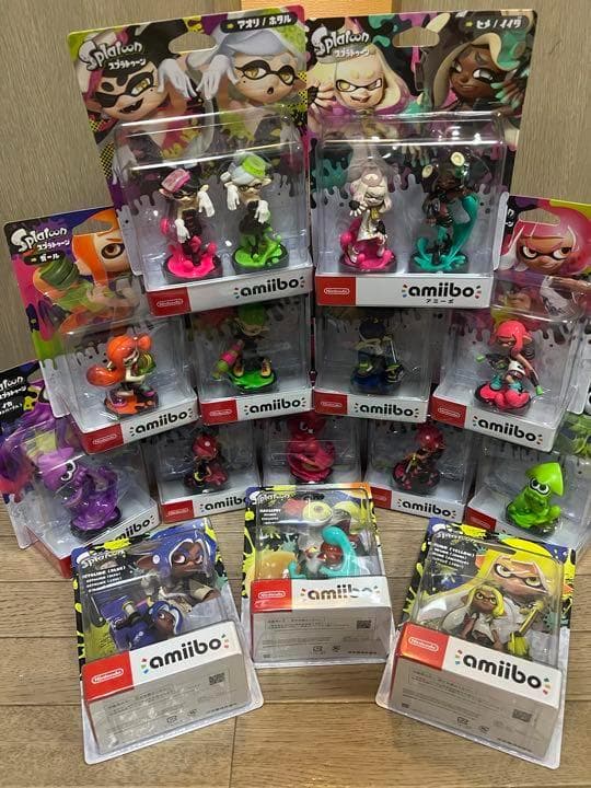 新品未開封】amiibo スプラトゥーン 16種セット - メルカリ