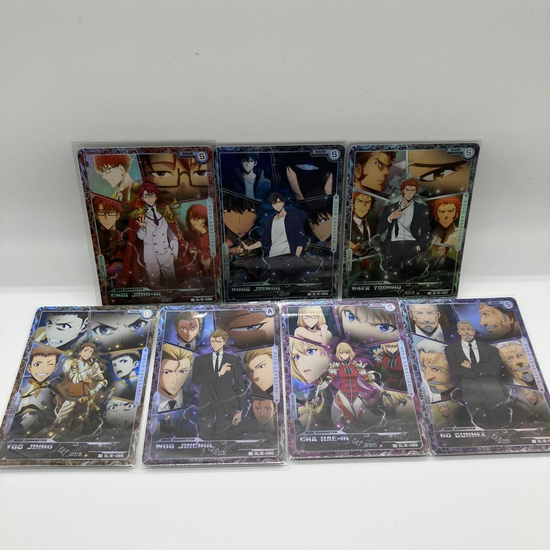 俺だけレベルアップな件　カード　UR　全種類コンプセット 俺だけレベルアップな件 カード UR 全種類コンプ 7枚セッド 出品3