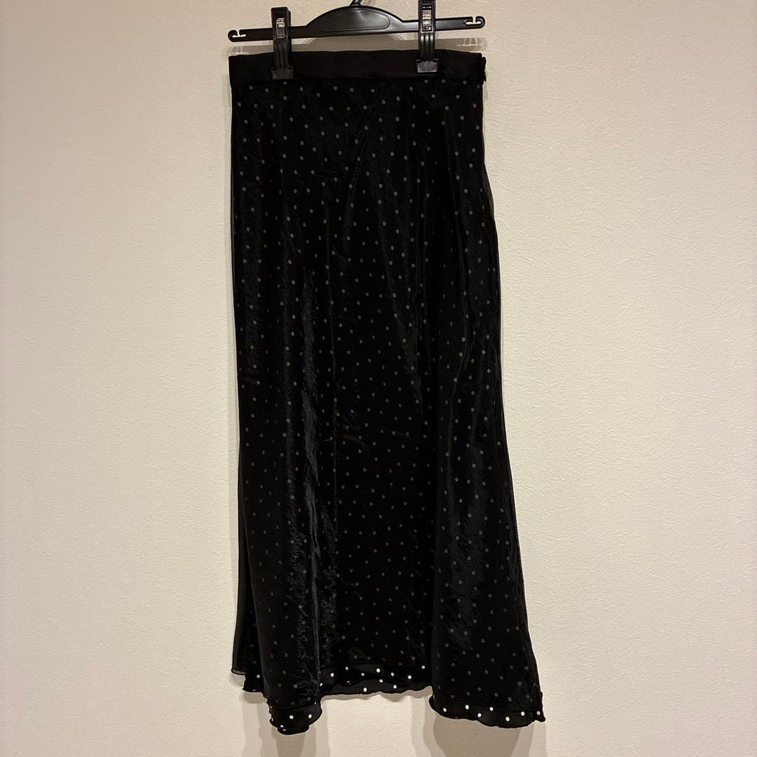 IENA イエナ オーガンジーレイヤードスカートドット