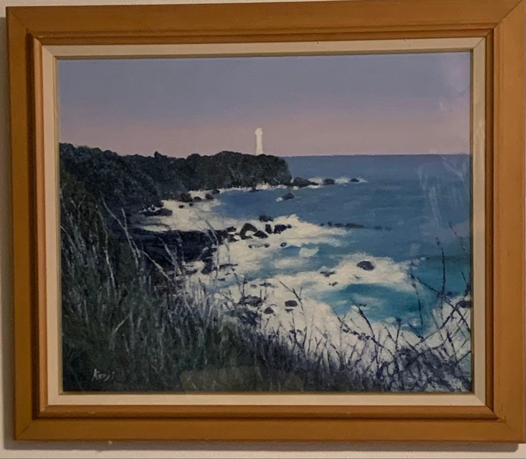 油彩画Ｆ15号 額縁付き