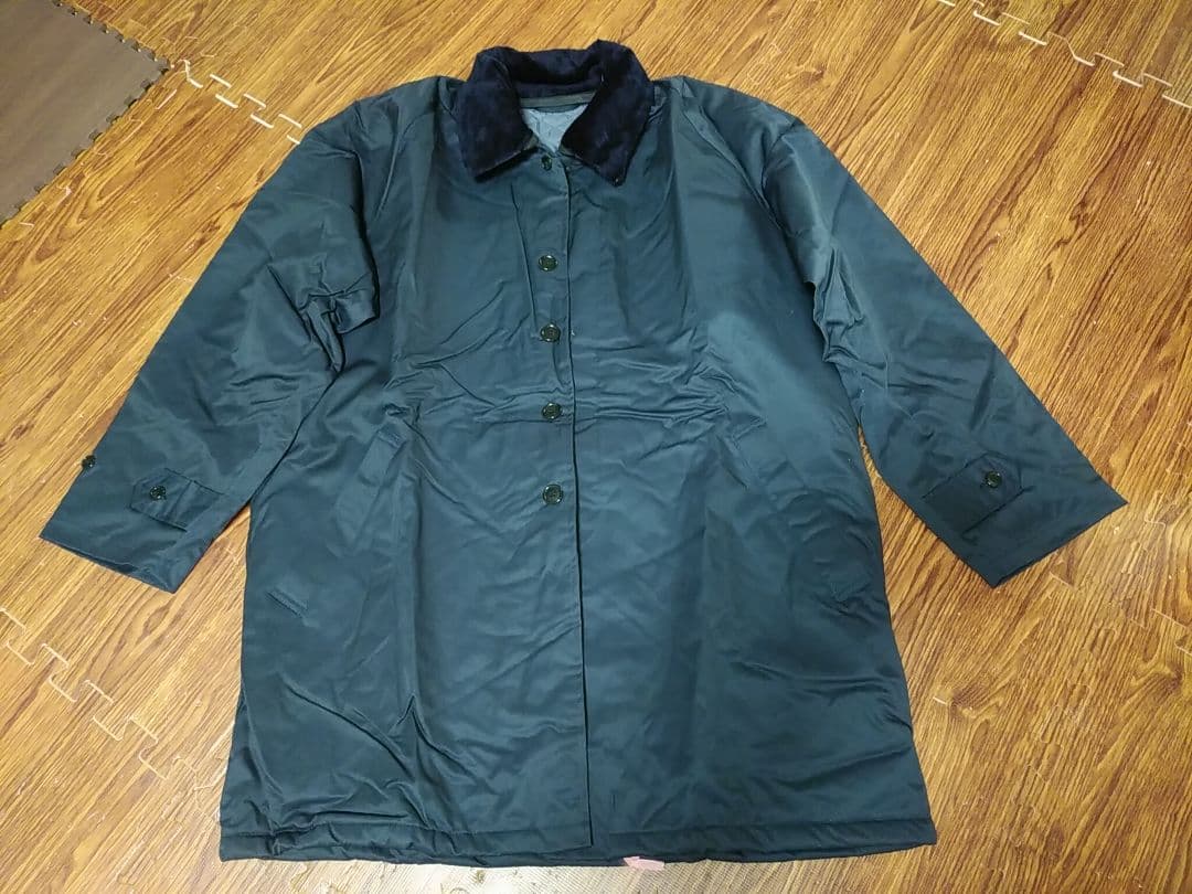 国鉄 制服 コート アノラック ムラバックサテン ストレッチ アノラックロングコート 【送料無料