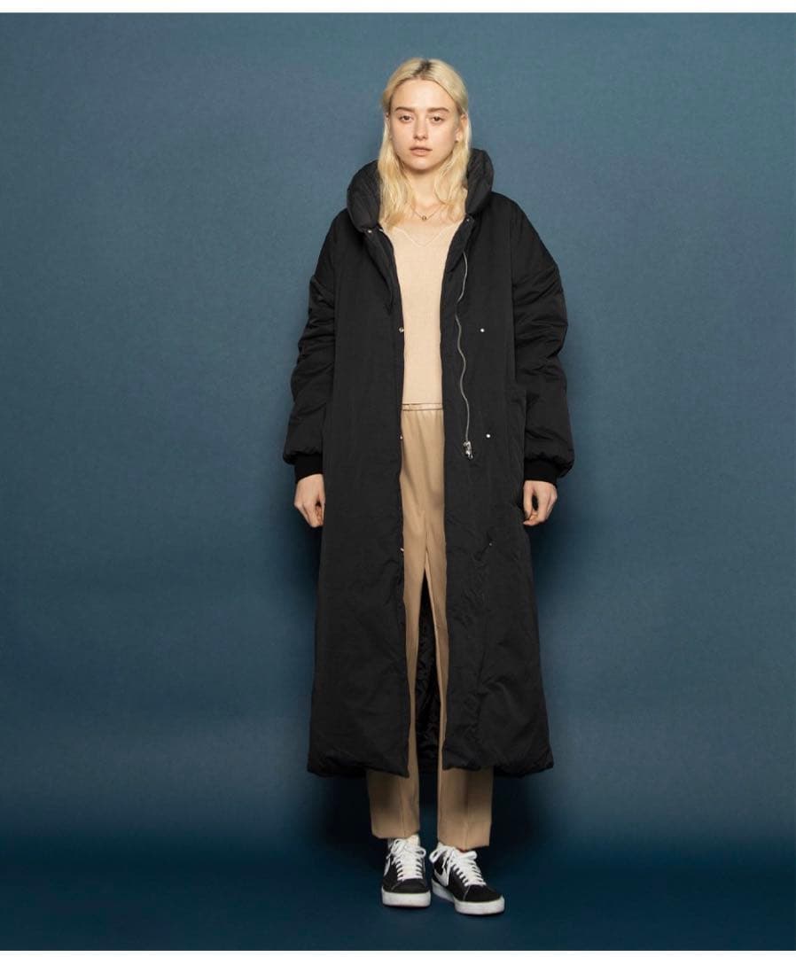 値下げ☆searoomlynn stand collar ロングダウンコート - ジャケット