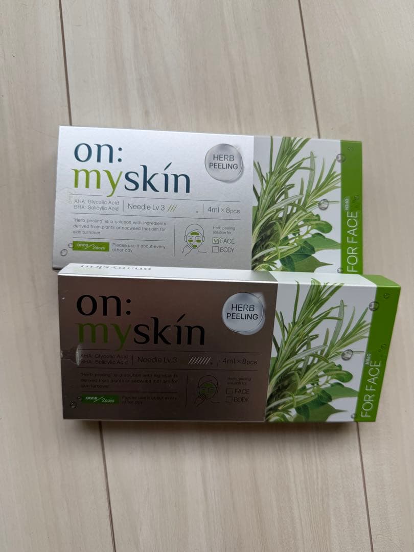 ハーブピーリング　on:myskin