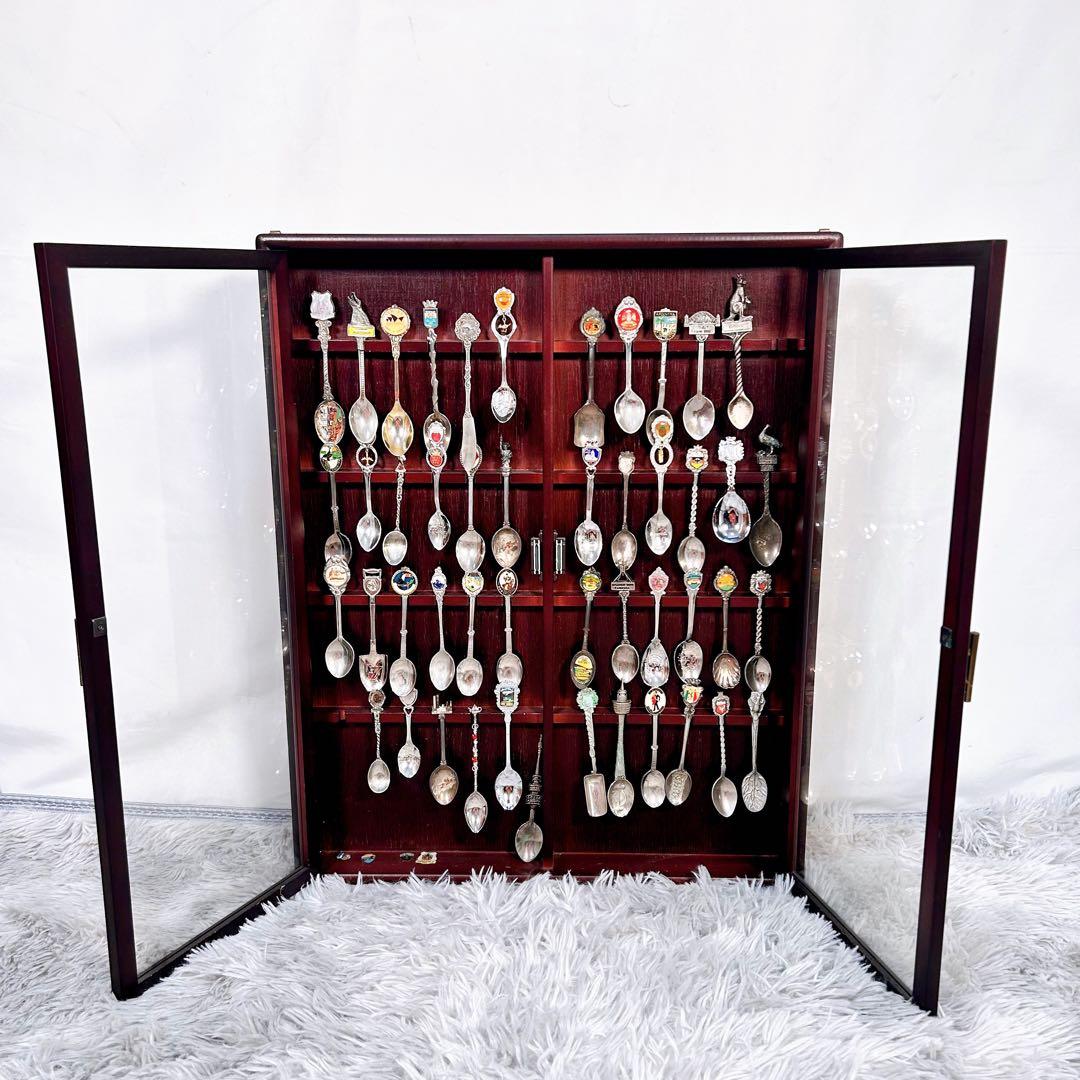 スーベニアスプーン　キャビネット ビンテージ アンティーク コレクション まとめ