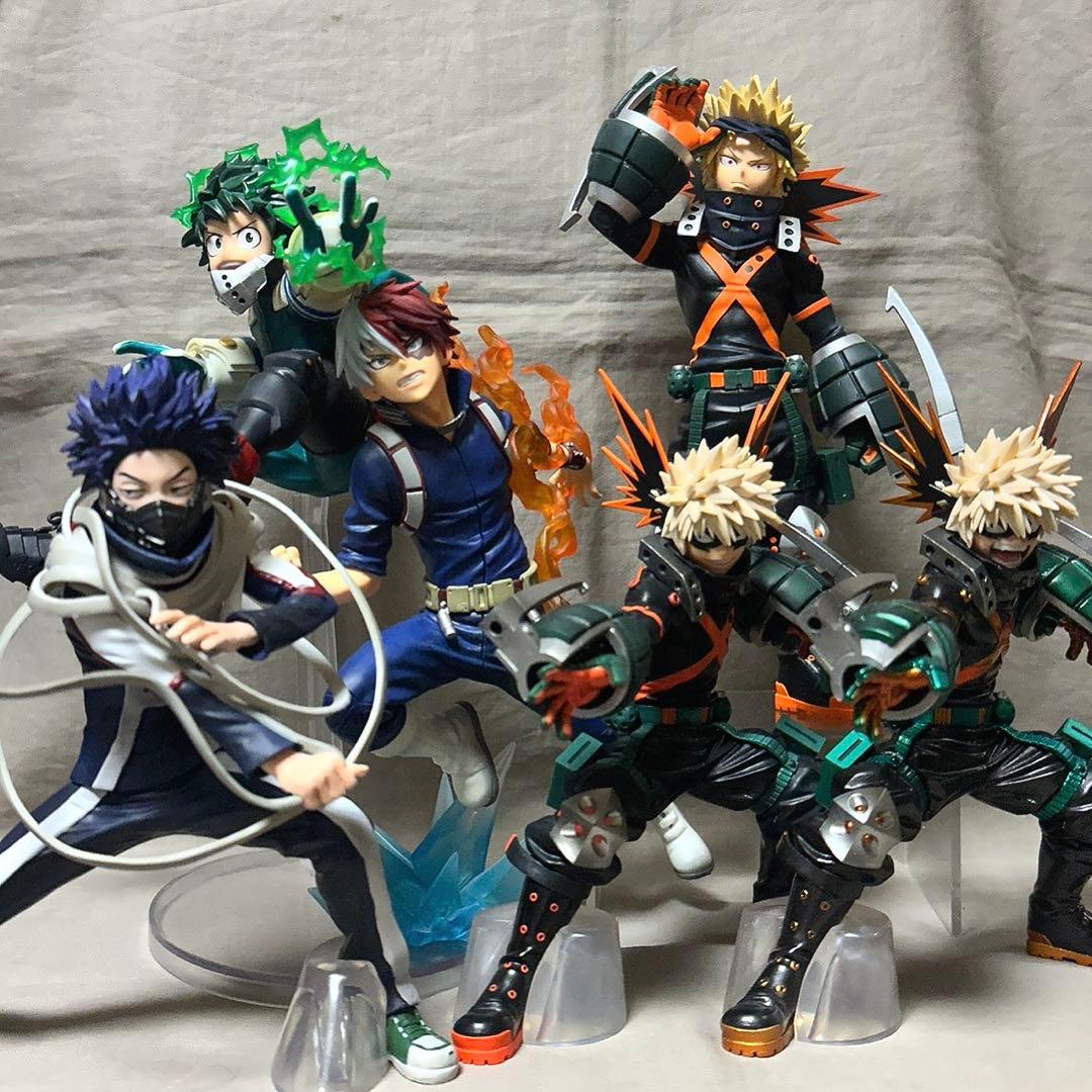 一番くじ 僕のヒーローアカデミア 緑谷出久 爆豪勝己 心操人使 轟焦凍 6個