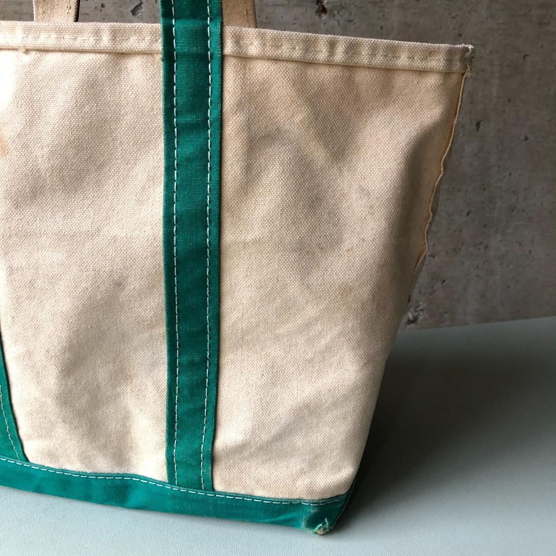 エルエルビーン トートバッグ 80s グリーン 2色タグ トーンタグ M