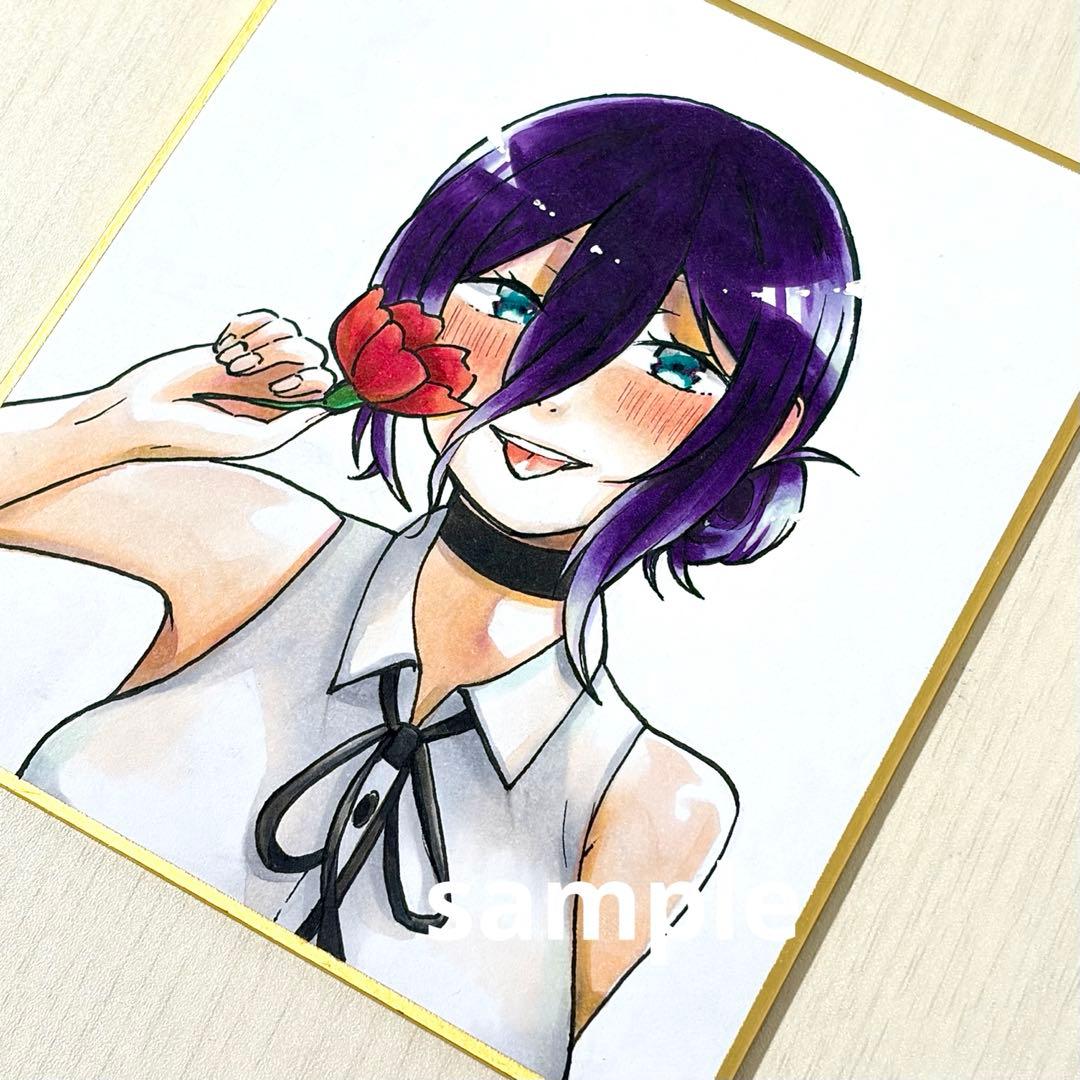 チェンソーマン レゼ 手描きイラスト 手書きイラスト ファンアート