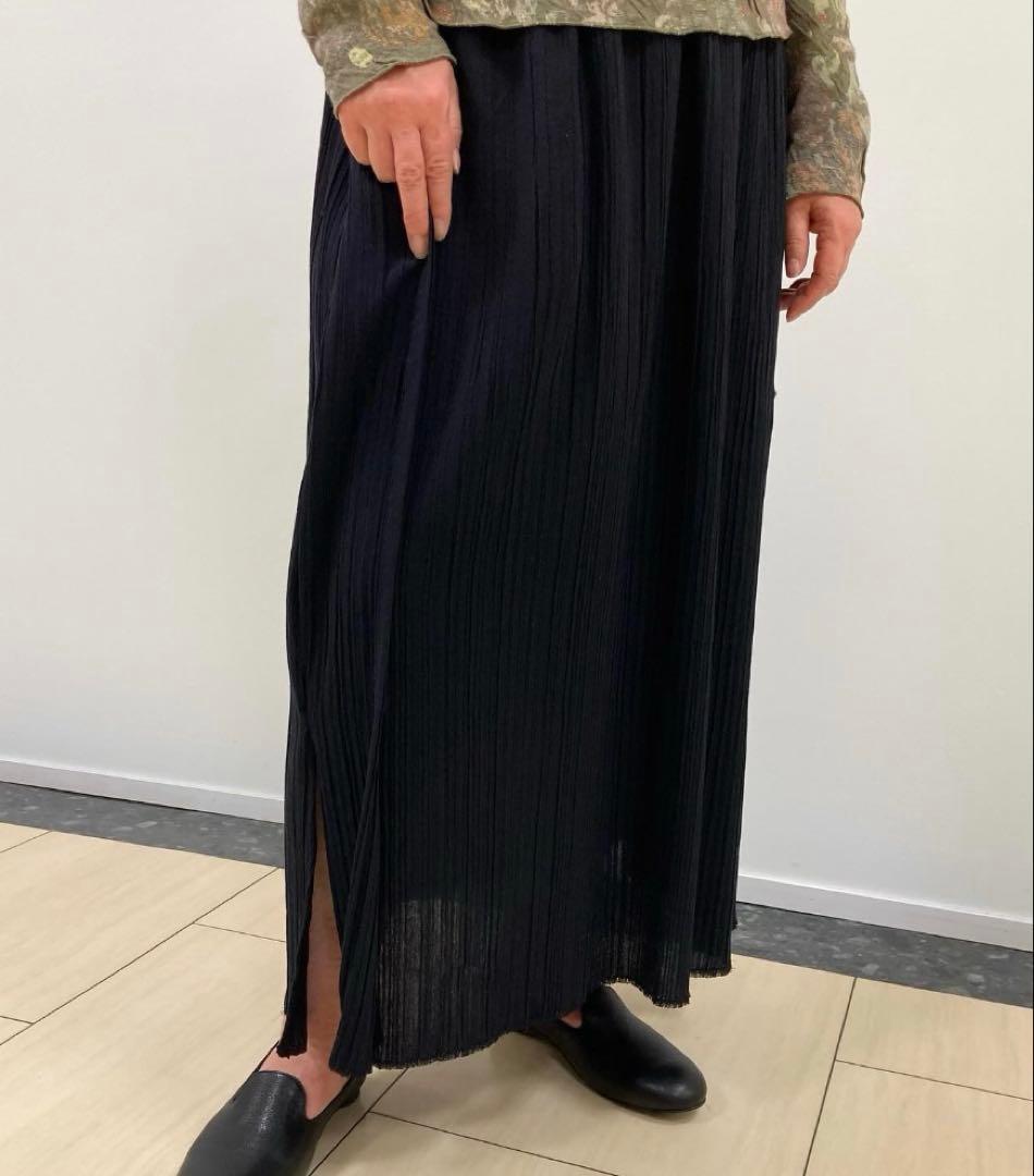 Jurgen Lehl プリーツスカート 黒 - メルカリ