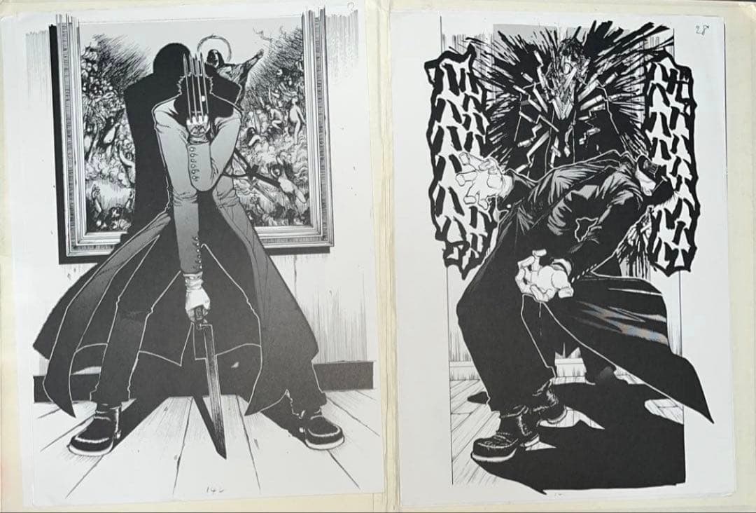 平野耕太 YOUNGKING OURS HELLSING 複製原画 複製原稿 ② - メルカリ