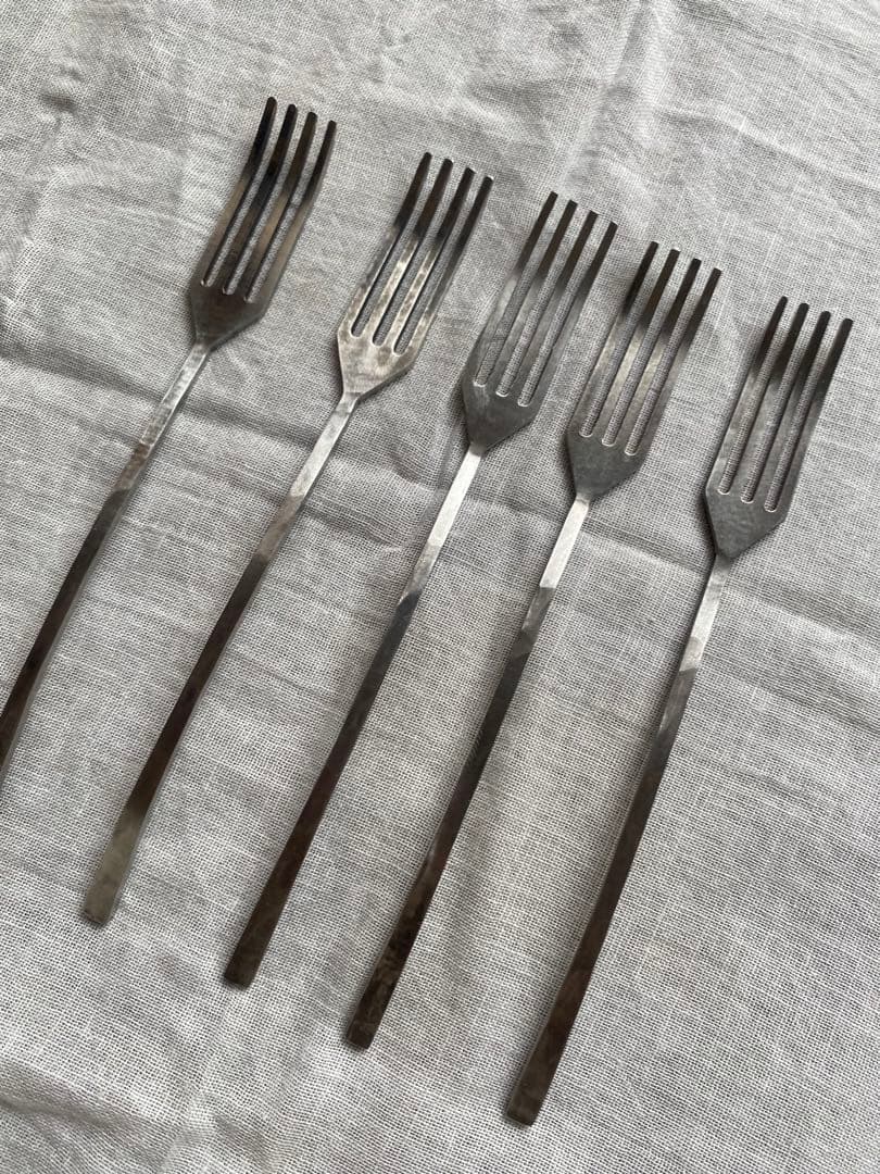 竹俣勇壱 stainlessフォークMフォーク5本セット 竹俣勇壱 フォークM 作家の器｜さわらぎ