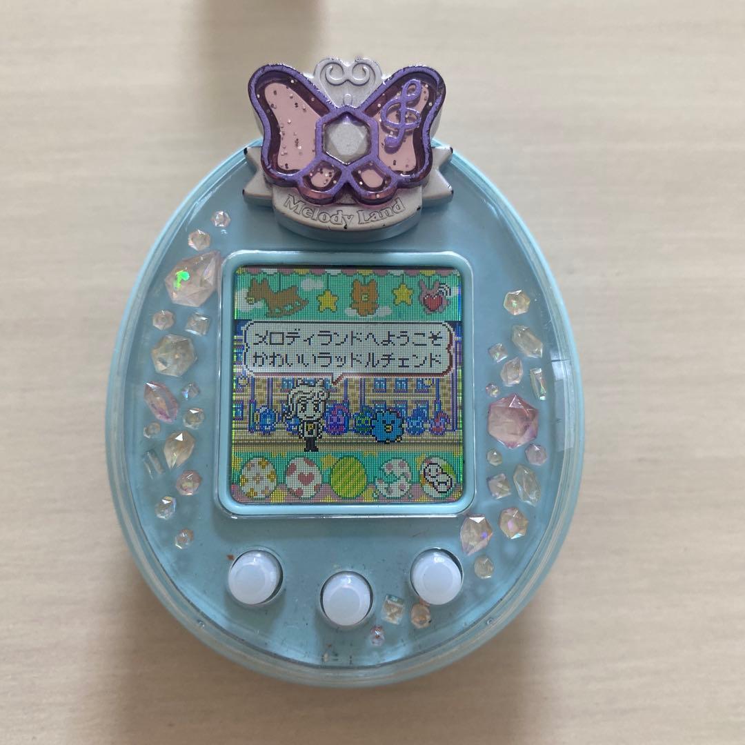 たまごっちピース ブルー 本体 たまデコピアス メロディランド