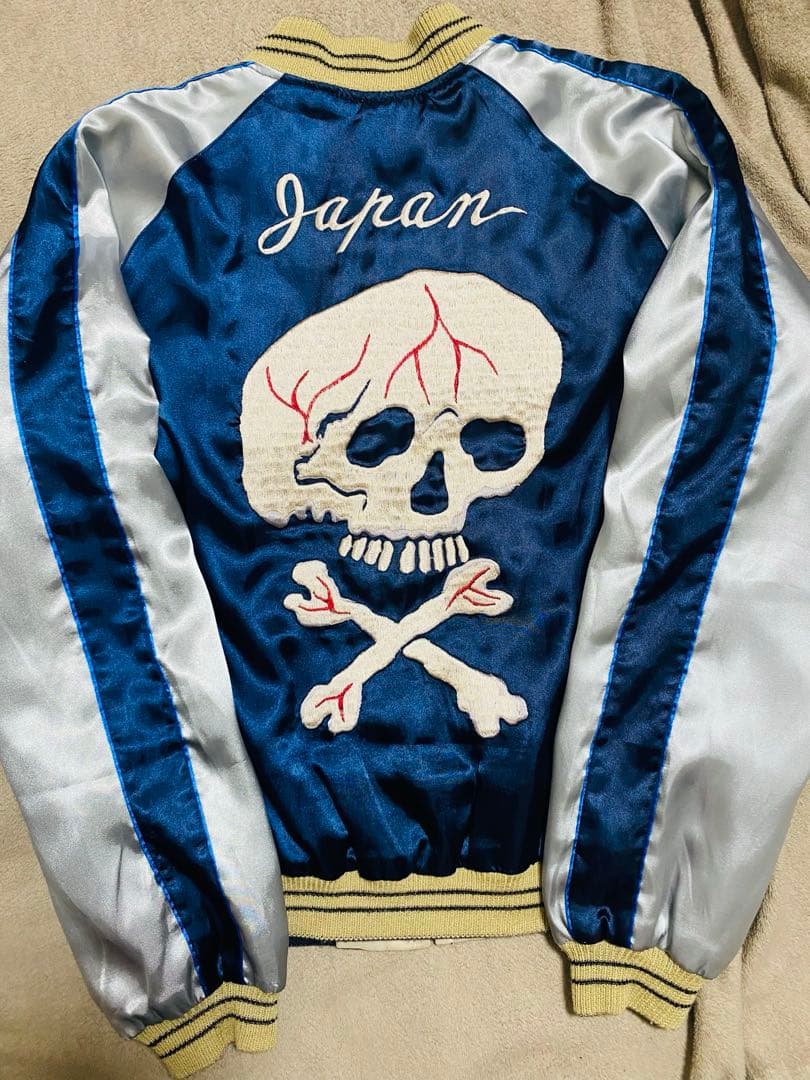 美品 テーラー東洋 ２面用 スカル 龍 スカジャン unisex vintage