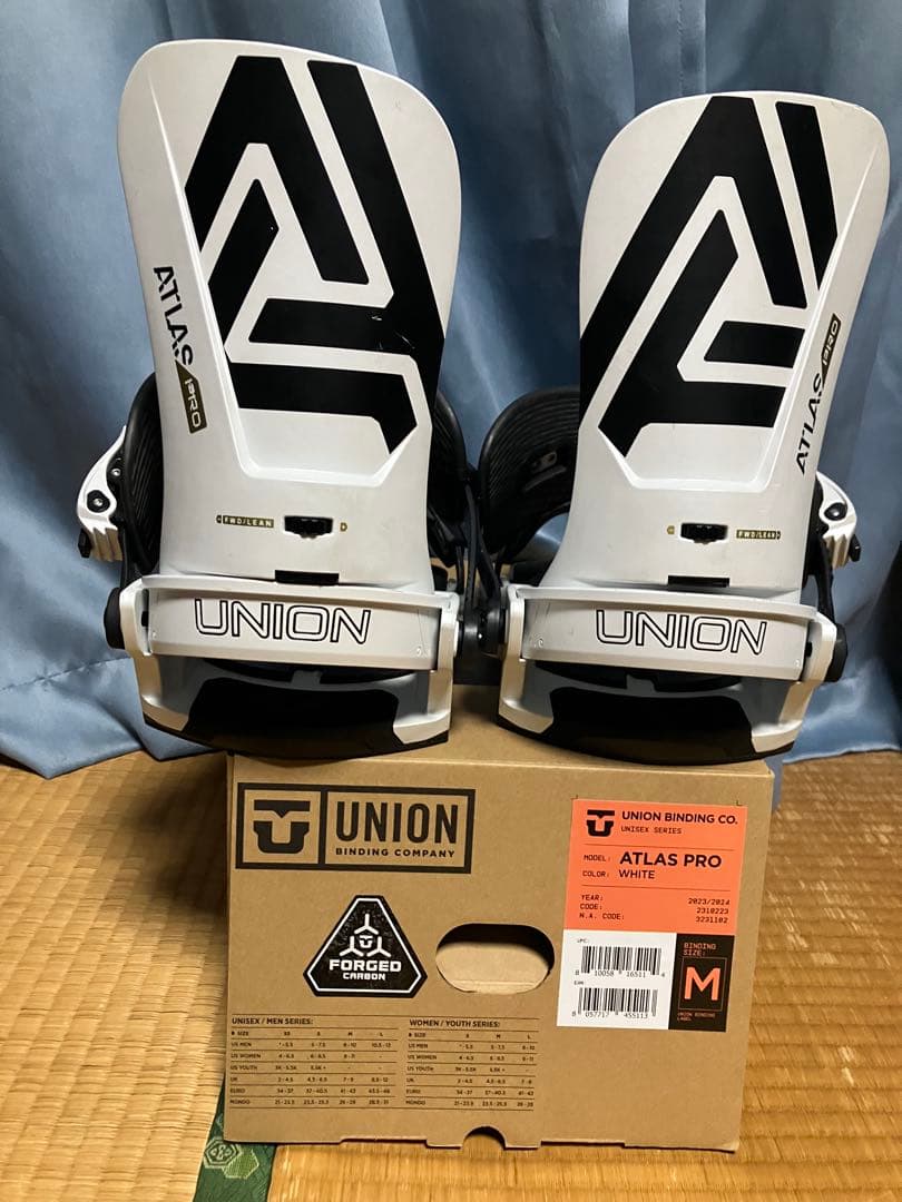 UNION ATLAS PRO ビンディング ホワイト Mサイズ