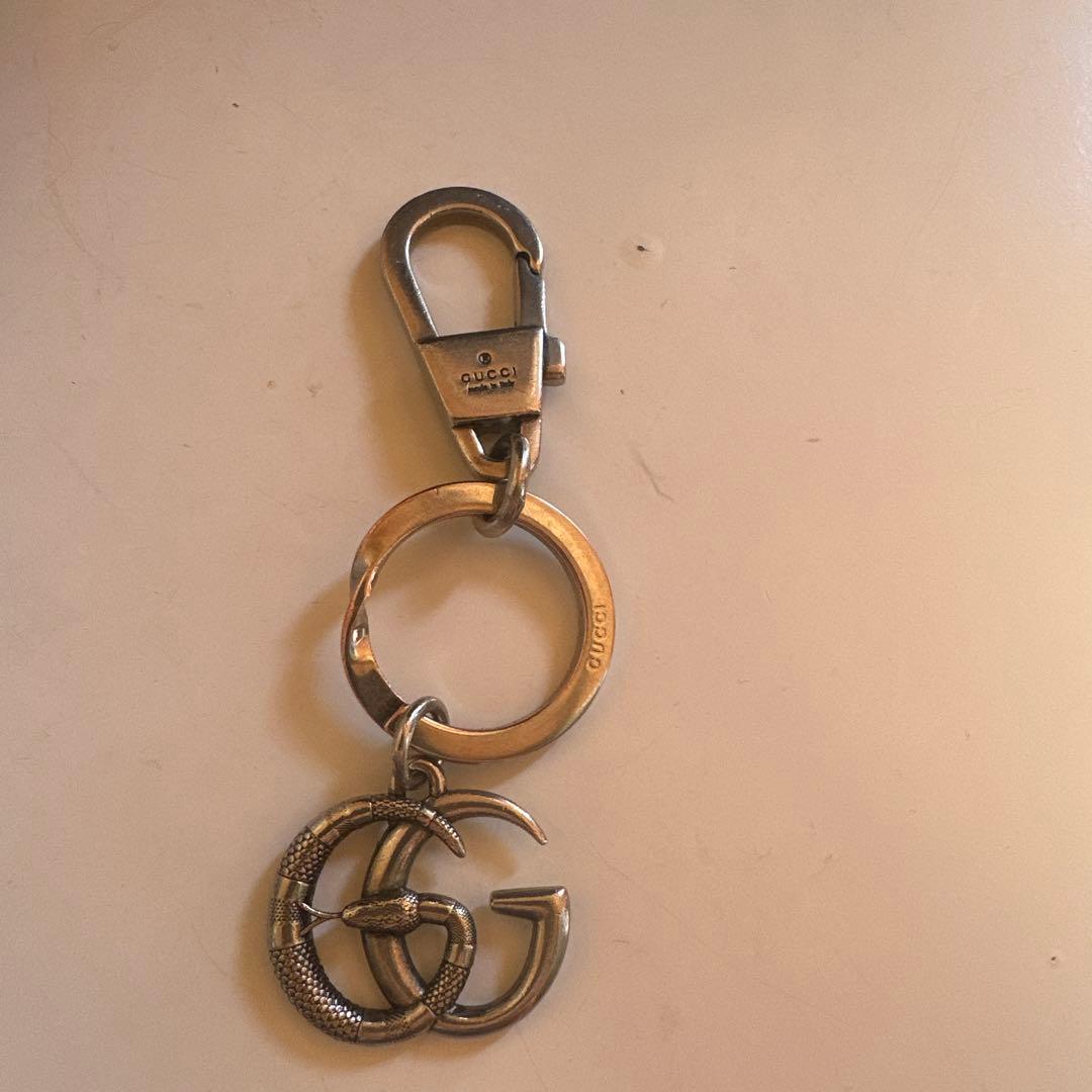 グッチ マーモント キングスネーク キーリング キーホルダー