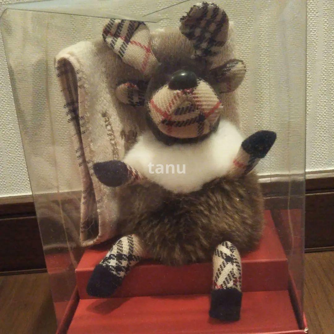 バーバリー トナカイ ぬいぐるみ&ハンカチ