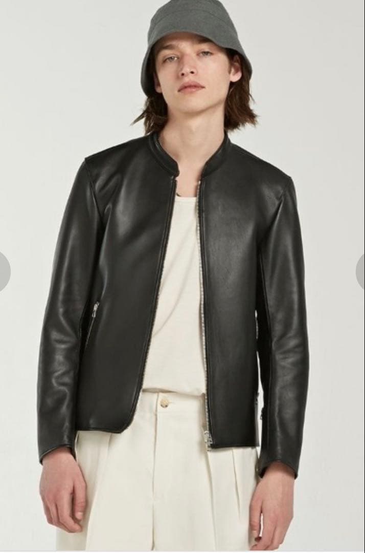 【超美品】希少ライダースジャケット リドム シングル Lサイズ 黒