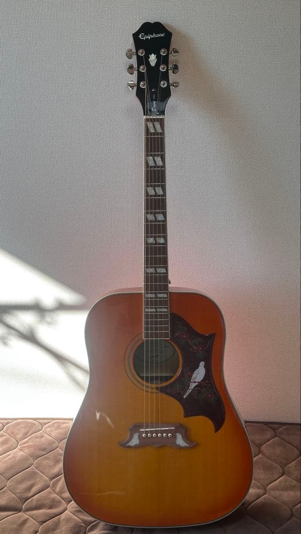 Epiphone DOVE PRO エレアコ Fishman搭載 弦高低め - メルカリ