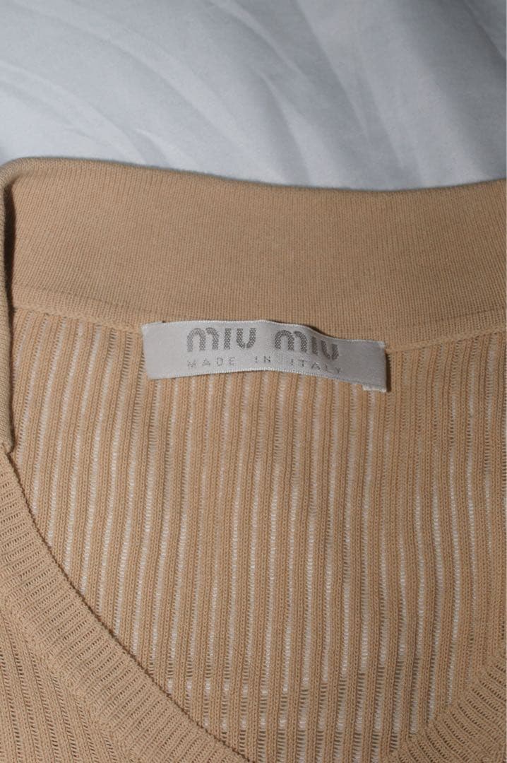 99SS-00AW miumiu archive 短丈ニット - メルカリ