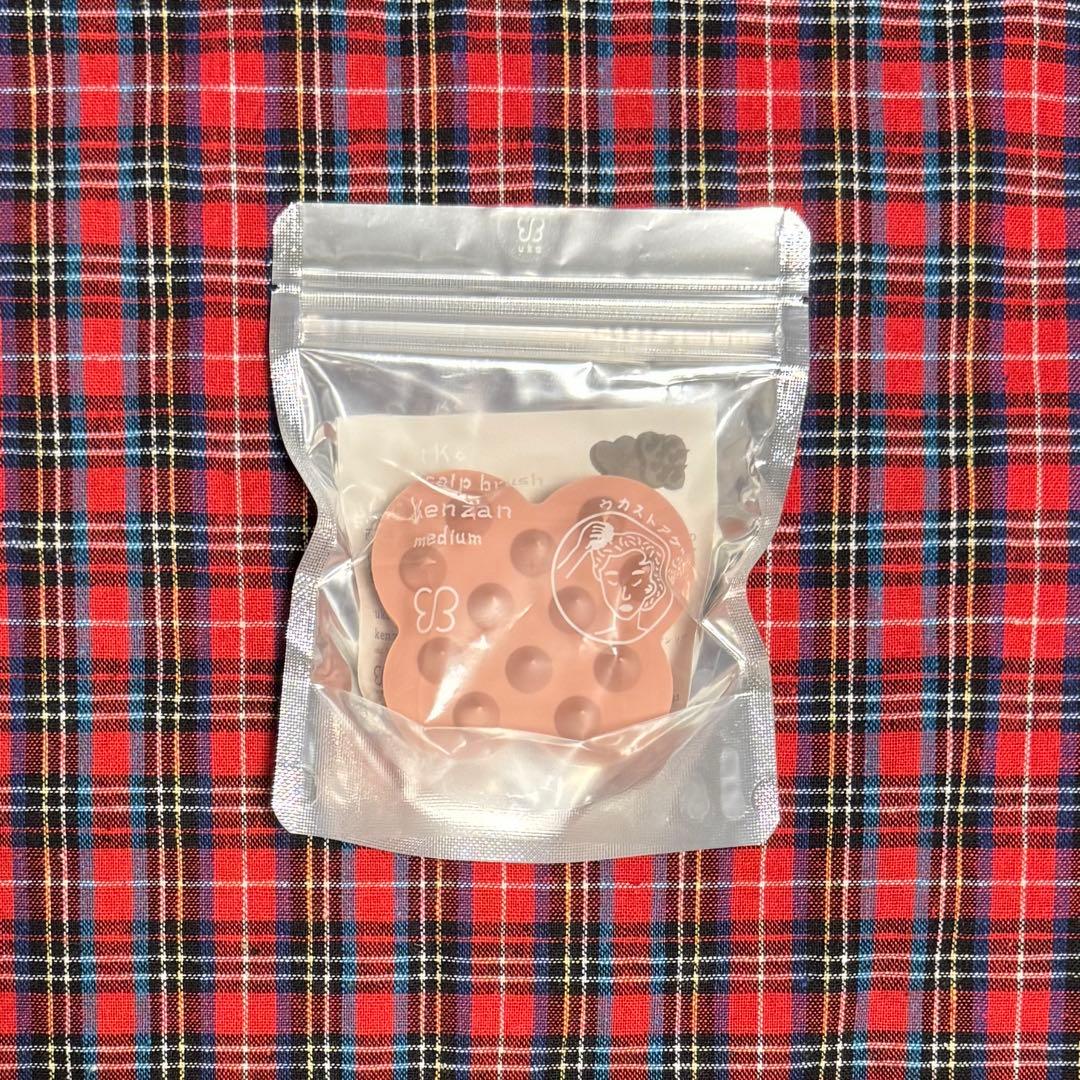 uka スカルプブラシ　ケンザン　ミディアム　横浜限定　ヨコハマ　ピンク