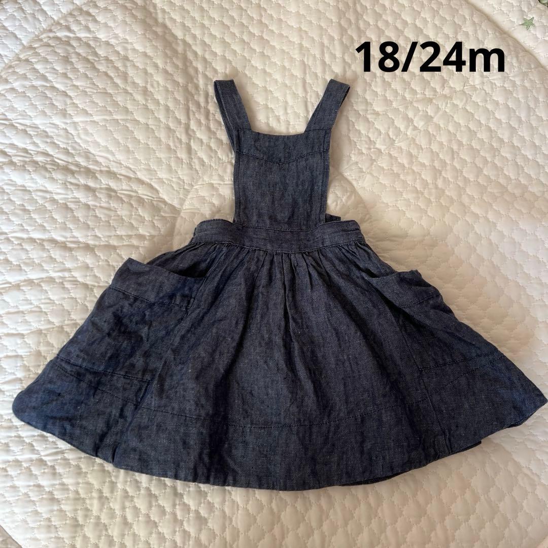 soor ploom エプロンワンピース　18/24m