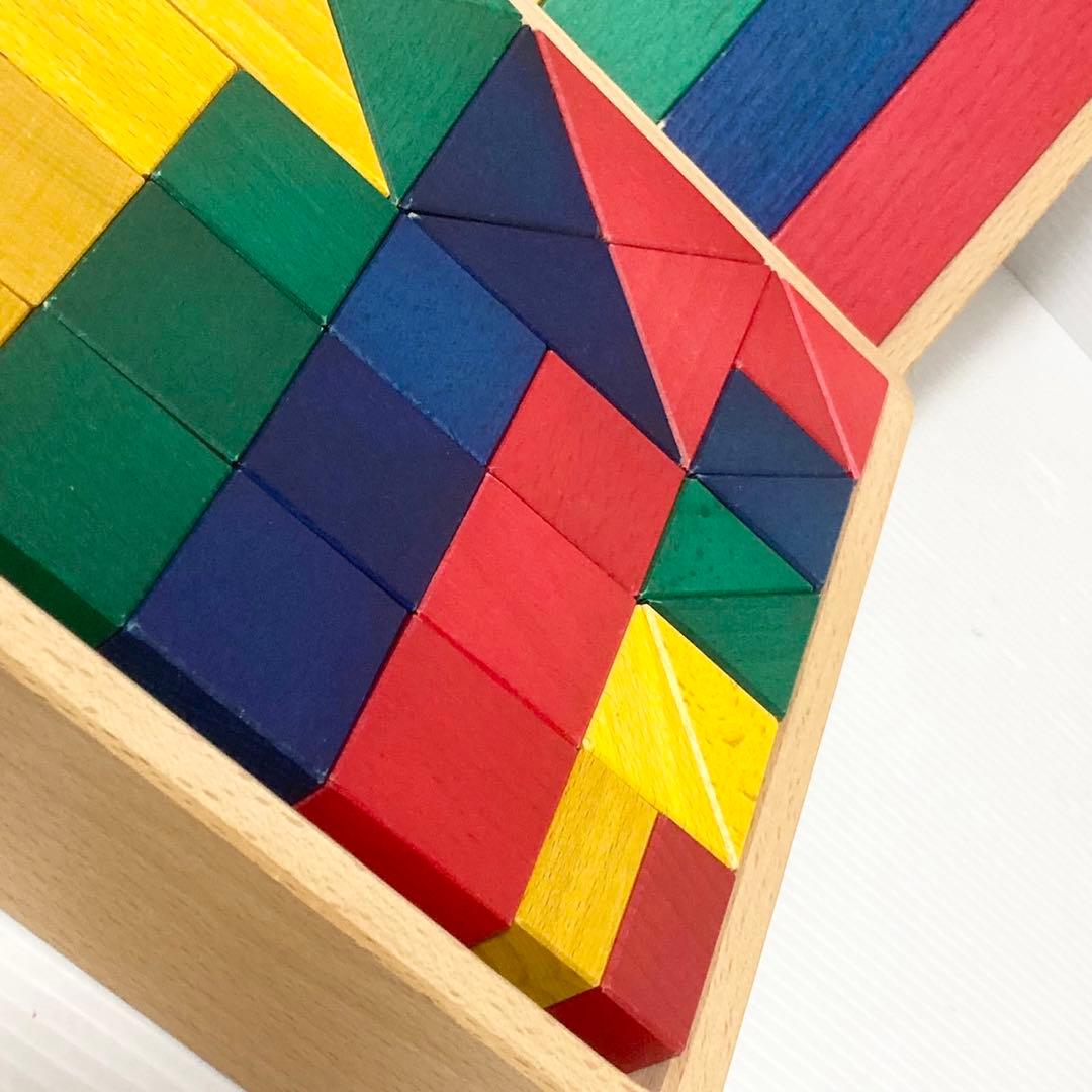 伸芽会 教材のつみき 木のおもちゃ 知育玩具 積み木 - メルカリ