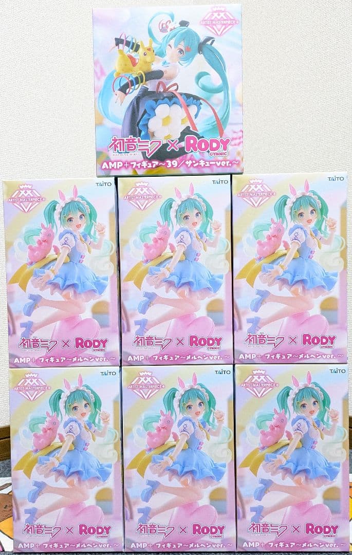 【未開封】初音ミク×Rody AMP＋ フィギュア まとめ売り7個 楽天市場】【中古】【未開封】初音ミク×Rody 「初音ミク×Rody」 AMP+