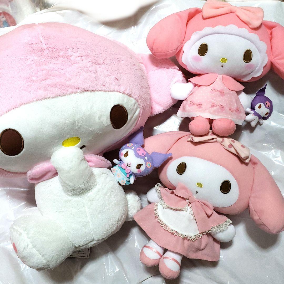 マイメロディ　超超BIGぬいぐるみ　ガーリースイートピンク　クロミ　マスコット
