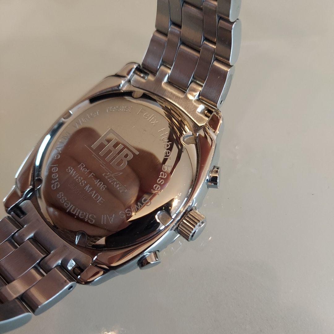 スイス製 FHB サブマリーナクロノグラフ 腕時計 ブラック - メルカリ