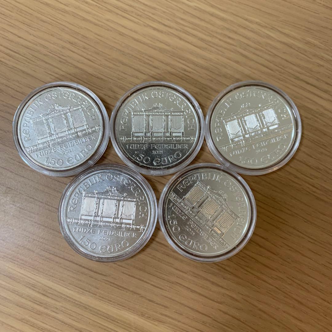 ウィーン銀貨 2021年 5枚