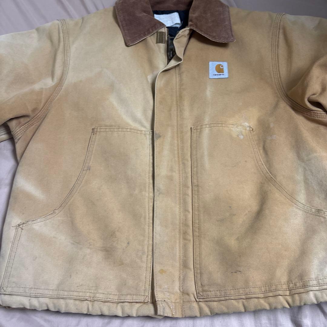 Carhartt トラディショナルジャケット フェードブラウン 推定Mサイズ