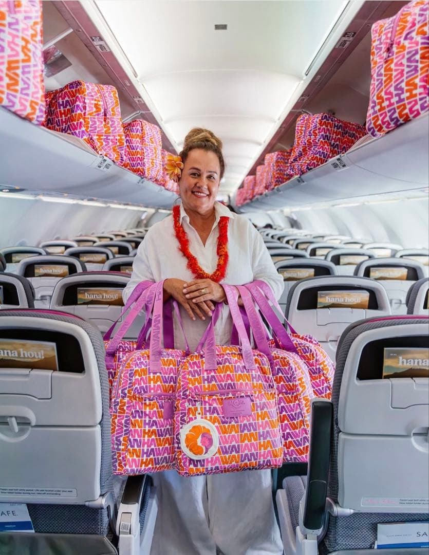 アロハコレクション×ハワイアン航空コラボ ボストンバッグ