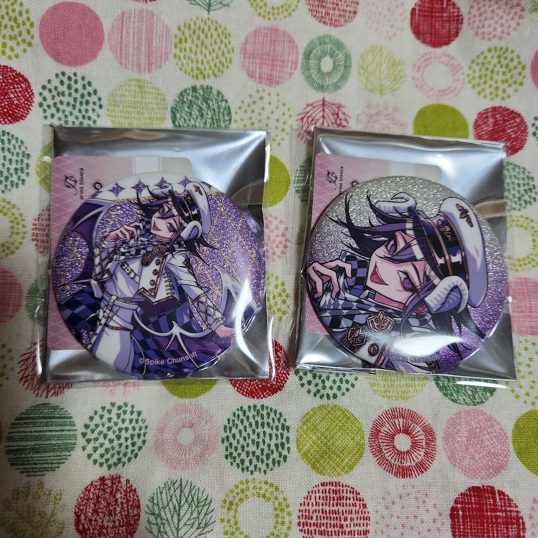 ダンガンロンパ めつぶしあんこ 天使と悪魔 缶バッジ 王馬小吉 2点 ダンガンロンパシリーズ_めつぶしあんこさんイラスト 王馬 小吉 天使と